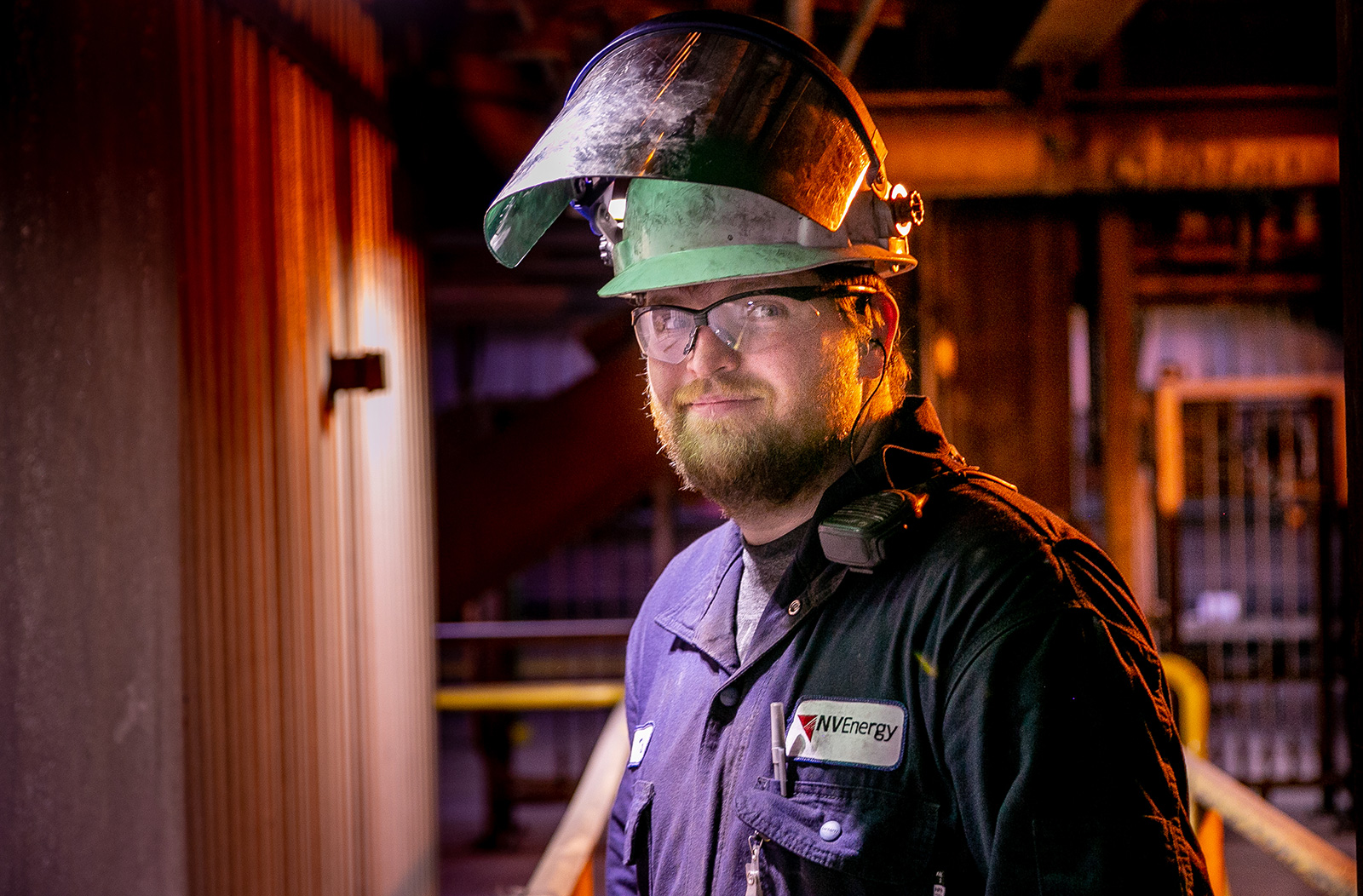 Power plant worker