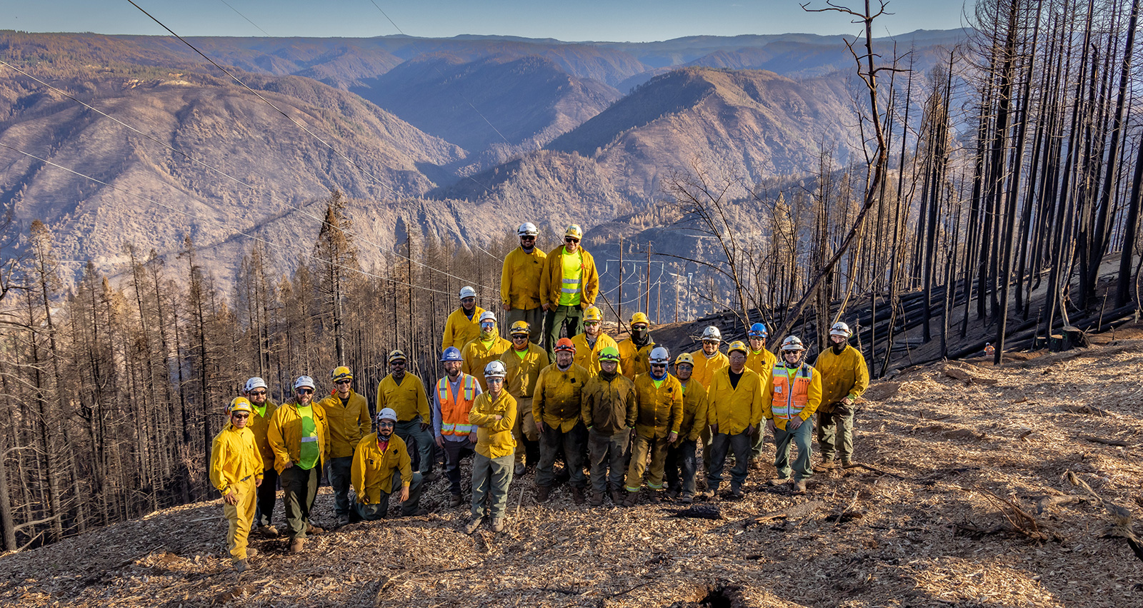 Wildfire crew